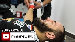 KSW 25 Aslambek Saidov podejrzewa złamanie ręki [upl. by Aicella]