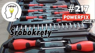 217  Zestaw śrubokrętów i bitów Powerfix  opinia po roku użytkowania [upl. by Anelegna]