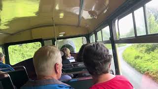 Epic climb up to Beachy Head in AEC Regent VJR470mud flaps scraping [upl. by Aihsital123]