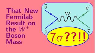 That New Fermilab Result on the W Boson Mass [upl. by Carrnan]