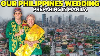 OUR PHILIPPINES WEDDING  Manilas Famous Shopping Street Becoming Filipino [upl. by Miehar983]