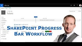 SharePoint Workflow that Adds and Updates a Progress Bar [upl. by Sussna]