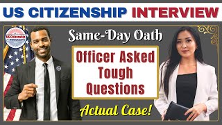 US Citizenship Interview 2024 Questions and Answers for Naturalization N400 SameDay Oath [upl. by Lrub22]