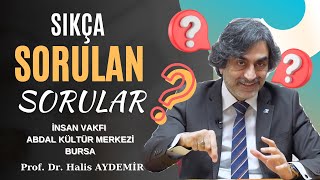 Sıkça Sorulan Sorular Semineri I 25112023 I İnsan Vakfı Abdal Kültür Merkezi Bursa [upl. by Buyer254]