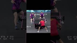 Table Tennis best points mixed paris2024 pingpong tabletennis worldtabletennis wtt shorts tt [upl. by Ojibbob]