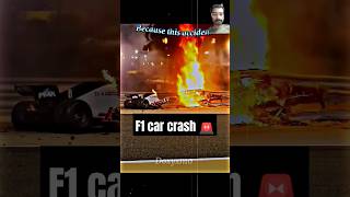 F1 racing car crash on the track 😞☠️ f1racing shorts trending viralshort trendingshorts [upl. by Arty]