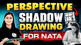 Perspective Shadow Drawing  Perspective Shadow Drawing for NATA  NATA Exam Preparation [upl. by Radferd]