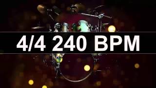 🔴 Drums Metronome 240 BPM [upl. by Ardua172]