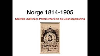 Historie VG3 Norge 18141905 [upl. by Azilem]