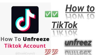 how to TikTok account freeze unfreeze [upl. by Jacklin]