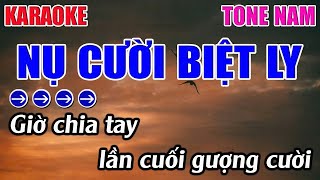 Nụ Cười Biệt Ly Karaoke Tone Nam  Bbm  Karaoke 9999  Beat Mới [upl. by Salvador967]