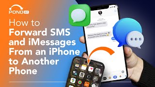 How to Forward SMS and iMessages from an iPhone to Another Phone 2024 [upl. by Yensehc]