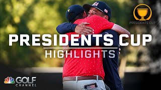 Presidents Cup Day 4 singles matches  EXTENDED HIGHLIGHTS  92924  Golf Channel [upl. by Kern]