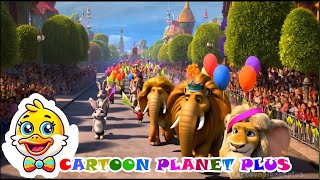 Balloon Parade  kids song  rhymes kidsrhymes  CartoonPlanetPlus [upl. by Steep129]