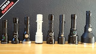 8 SUPER Thrower 21700 Flashlights 🔦 NOCTIGON v MANKER v SOFIRN v WURKKOS TS30S v OLIGHT v LUMINTOP [upl. by Fadden308]