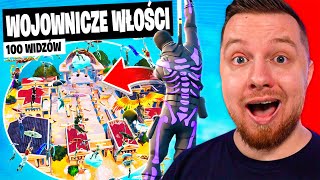 100 WIDZÓW na WOJOWNICZE WŁOŚCI w Fortnite [upl. by Sharman]