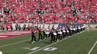 TBDBITL Ramp Entrance  Ohio State vs Western Kentucky 9162023  OSUMB [upl. by Rainah]