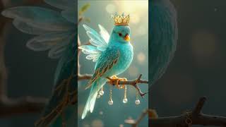 ✨ Majestic Crystal Bird Perched on a Branch 🕊️💎 [upl. by Eisus]