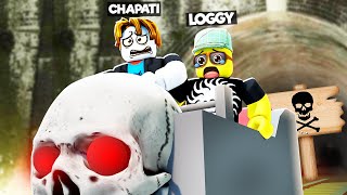 LOGGY ESCAPED PENNYWISE ON ROLLER COASTER  ROBLOX [upl. by Chantalle]