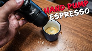 How to use the Wacaco Minipresso  Hand pumped Espresso [upl. by Azelea]