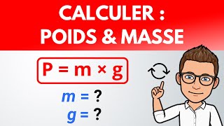 Calculer  POIDS et MASSE  Formules et unités  PhysiqueChimie collège lycée [upl. by Grunenwald]