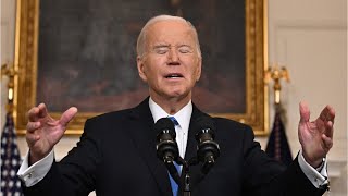 ‘Squinting and bumbling’ Joe Biden roasted online over press conference [upl. by Pierette710]