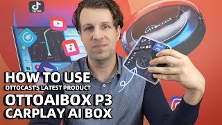 How to use OTTOCASTs latest product OttoAibox P3 CarPlay AI Box [upl. by Trainor165]