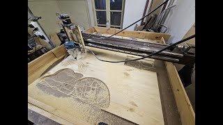 Another Day at Live CNC Carving  Relaxing Woodworking Session [upl. by Sidras]