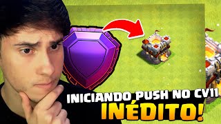 INICIANDO PUSH LENDÁRIO NO CV11 CLASH OF CLANS [upl. by Follansbee]