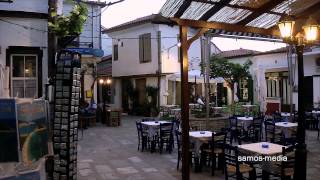 A visit to the village square of Vourliotes  Samos Greece [upl. by Orimisac722]