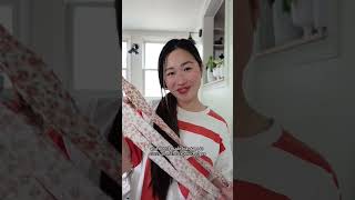 Modern Cheongsam Thrift Flip Collab with sewbakemake ♥️ sewing thriftflip beforeandafter diy [upl. by Ybsorc]