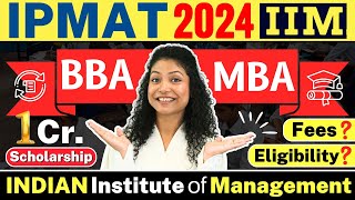 🔥IIMs BBAMBA IPM Application Form Out IPMAT 2024 Registrations  BBA From IIMsbba iim viral [upl. by Batruk171]