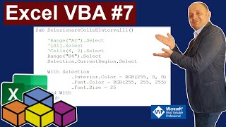Excel VBA 7 Riferimenti a celle singole o ad intervalli ActiveCell o Selection Basic Macro [upl. by Thane]