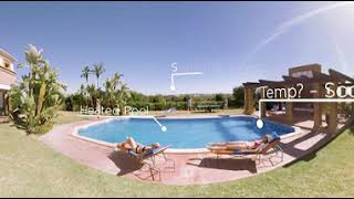 360 VIDEO  Villa Quinta Riad Alamos Algarve [upl. by Nagirrek]