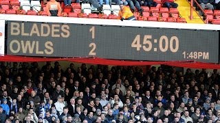 Derby double  Sheffield United 1 Sheffield Wednesday 2  7 February 2009 [upl. by Enelaehs446]