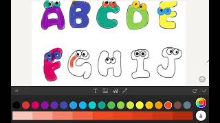 learn ABCD a for apple b for ball c for cat and counting 1 to 100 o n e one t w o two for kids [upl. by Akehsar]