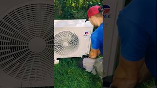 Unboxing Air Conditioner Installing Mounting Brackets AirConditioner Unboxing Installation HVAC [upl. by Villada165]