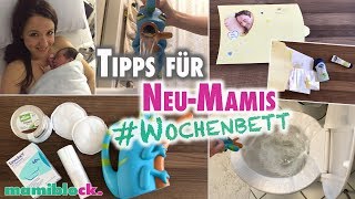 LIFE HACKS für Neu Mamas  Wochenbett  mamiblock [upl. by Hachman]