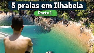 5 PRAIAS INCRÍVEIS em ILHABELA  PARTE 1 [upl. by Eelreveb732]