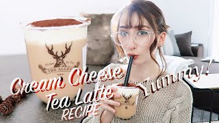 Recette Cream Cheese Tea Latte 😍👌 [upl. by Studdard]