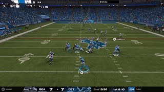 Lions Seahawks down to last play [upl. by Anerbes9]