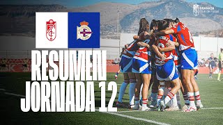 GRANADA CF FEMENINO 50 DÉPOR ABANCA RESUMEN [upl. by Keefer502]