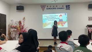 3 Minutes Public Speaking Daneen [upl. by Hulton]