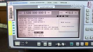 Rohde amp Schwarz SMIQ 300 kHz  33 GHz Signal Generator [upl. by Nyrak]