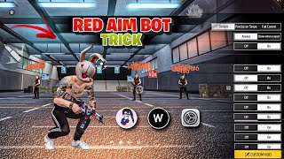 UMP  AIM BOT TRICK  ⚙️  RED NUMBER SMG TRICK FREE FIRE [upl. by Samella]