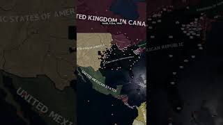 USA in Kaiserreich 2nd American Civil War  HOI4 Timelapse [upl. by Imoyn]