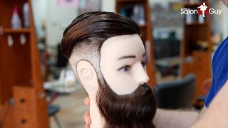 Get The Perfect Slick Back Undercut Haircut With This Stepbystep Guide  TheSalonGuy [upl. by Minardi420]