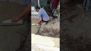 Flooring installation pukoslang working construction shortvideo [upl. by Anialeh677]