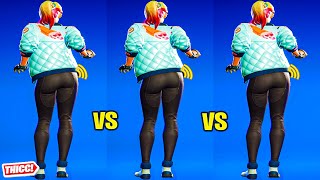 New Fortnite Jackie Skin Party Hips 1 Hour Version Thicc 🍑😘 Free Rocket Racing Outfit 😍Up Close😜 [upl. by Mufinella]