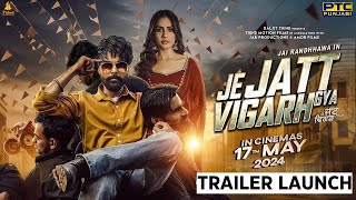 Je Jatt Vigad Gaya Movie Trailer  Jayy Randhawa Movie  New Punjabi Movie Trailer Launch  PTC [upl. by Booker414]